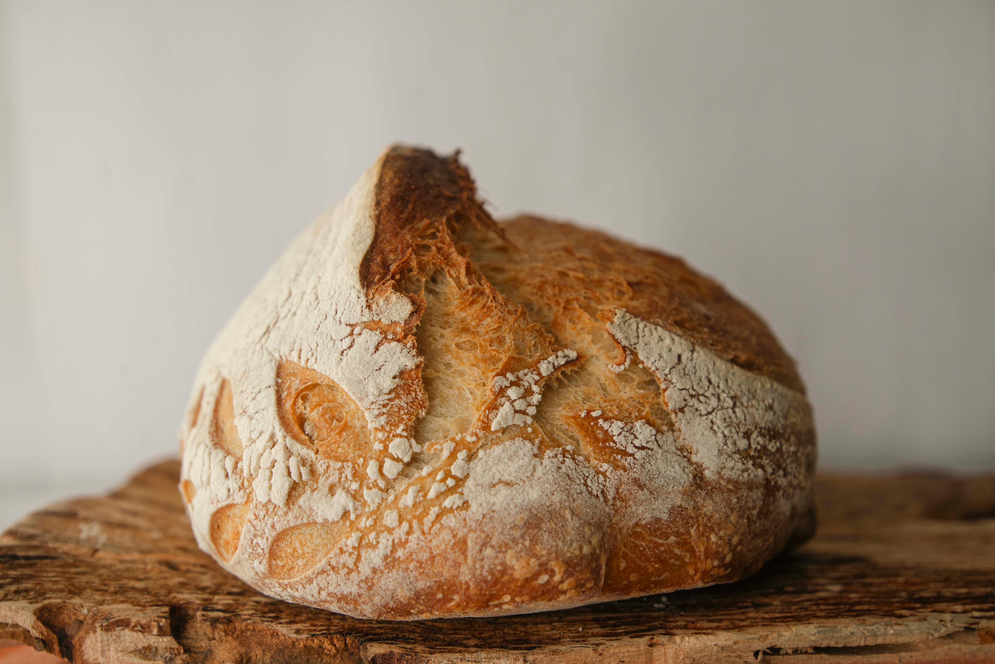 Artisan sourdough bread loaf